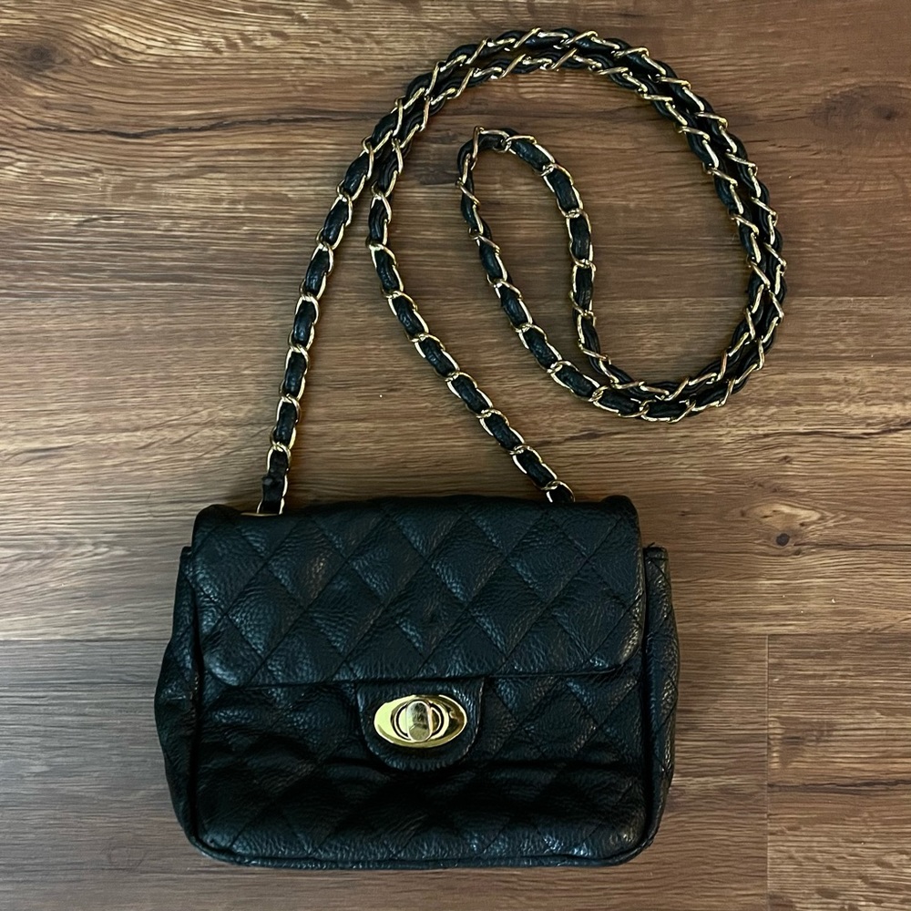 South Moon Under Quilted Chain Link Crossbody